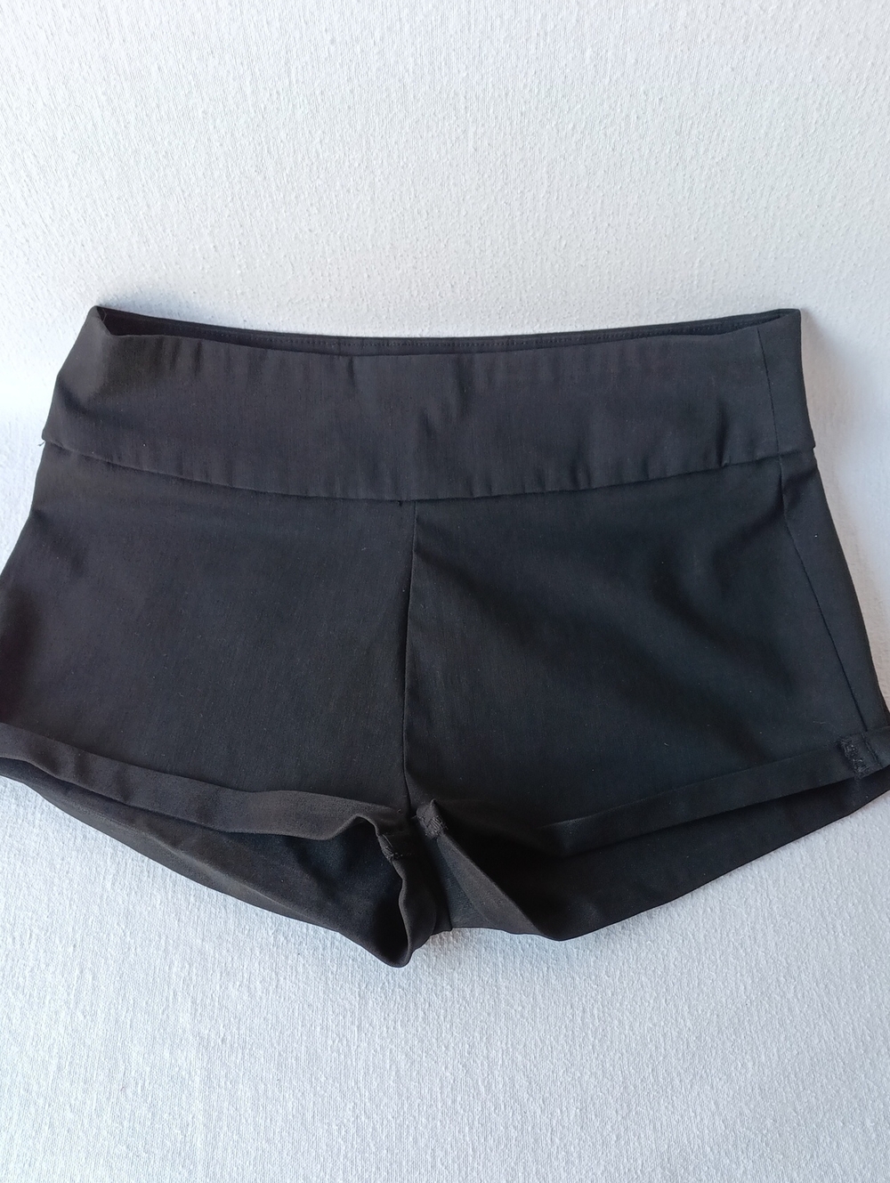 Women’s Black High-Waist Short Shorts